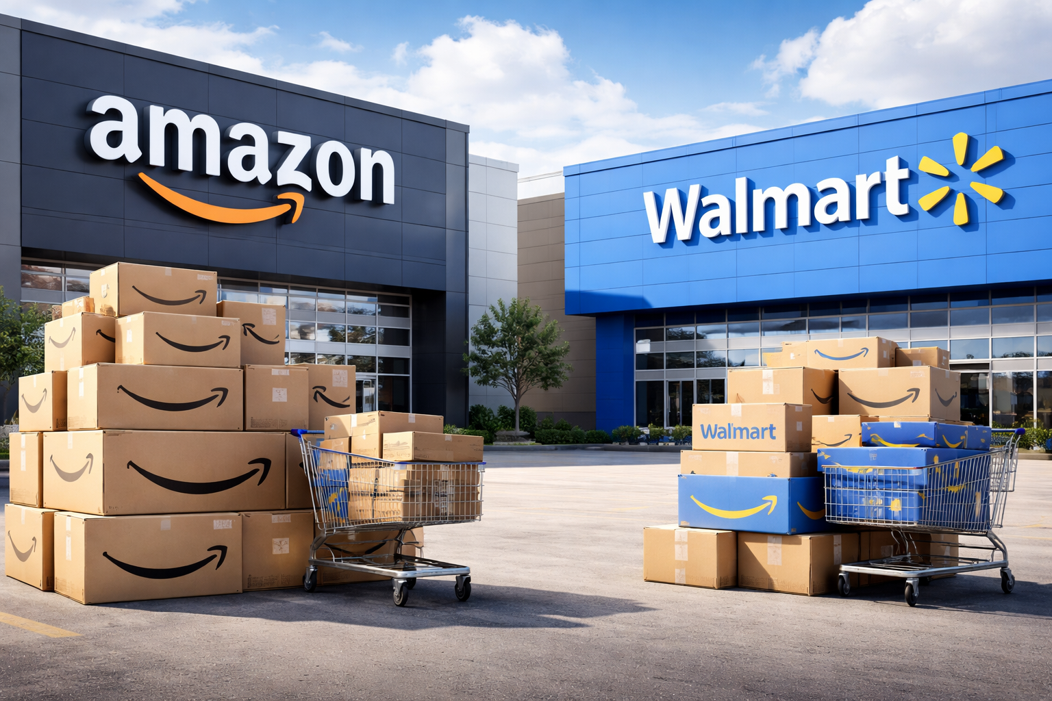 Amazon впервые обошёл Walmart по выручке