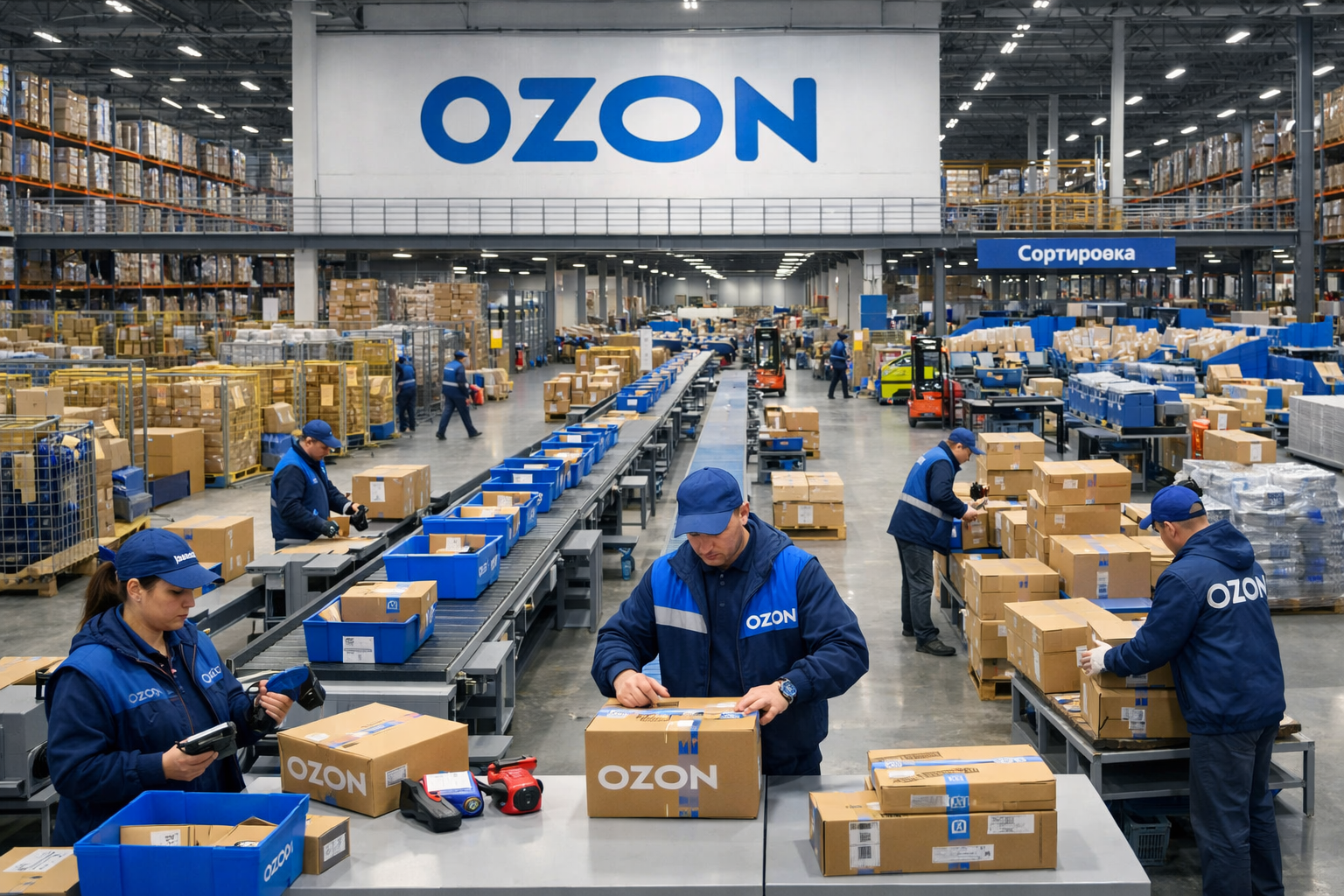 Ozon открыл крупный склад в Нижнем Новгороде для ускорения доставки
